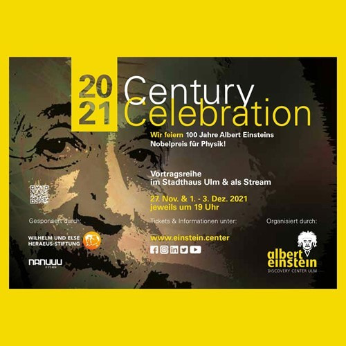 Tickets kaufen für Century Celebration - Wir feiern 100 Jahre Albert Einsteins Nobelpreis für Physik! am 19.11.2022
