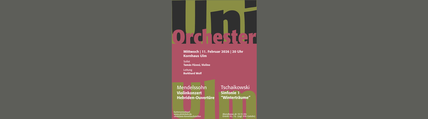 Konzert des Universitätsorchesters Ulm