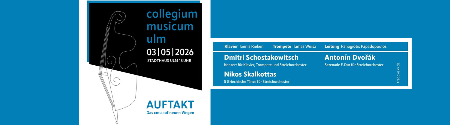 "Auftakt" Konzert des collegium musicum ulm 