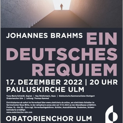 Tickets kaufen für Ein deutsches Requiem von Johannes Brahms - Gedenkkonzert am 17.12.2022